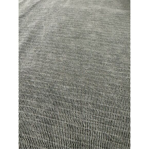 We the Free Free People Green Distressed Lagenlook Boho Long Sleeved Oversized T - Picture 5 of 8